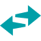 Double arrow icon